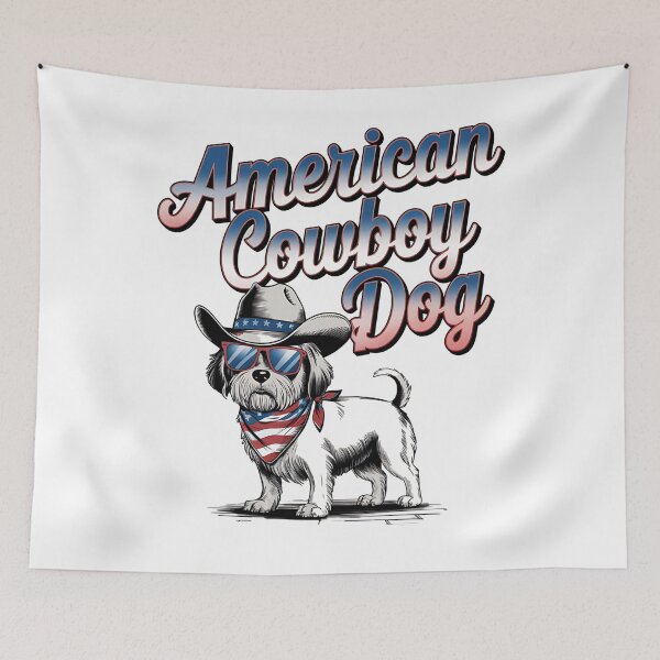 Item preview, American cowboy dog - Live cowboy dog - Cowboy dog the original - Long life cowboy dog - Cowboy dog only - Red hot cowboy dog designed and sold by JansenGS.