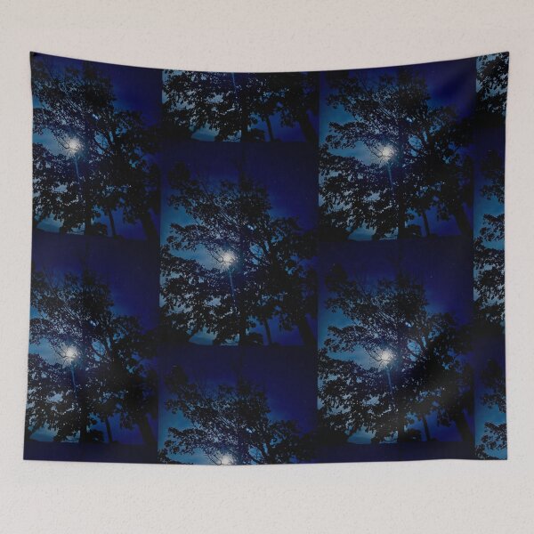 Item preview, Full moon & stars designed and sold by bibiwildstudio.
