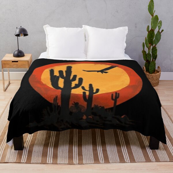 Item preview, Desert Sunset with Cactus designed and sold by MaciejCraft.