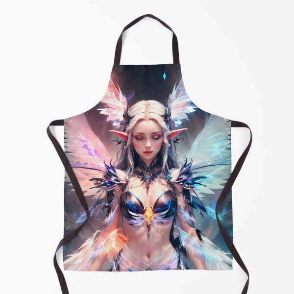 Item preview, Elf anime fairy portrait in nature art designed and sold by TheArtistOf2022.