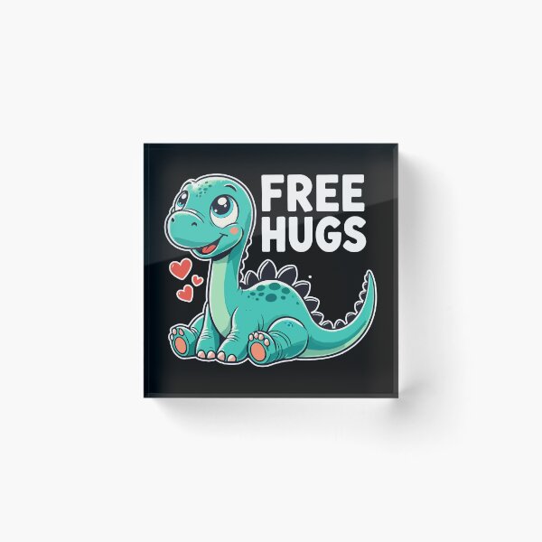 Item preview, Apatosaurus Dino Baby Free Hugs Gift designed and sold by Pineapple-Tree.