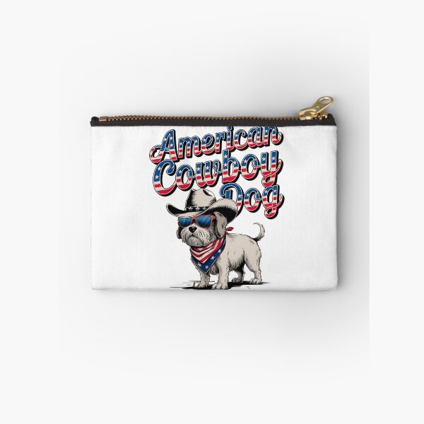 Item preview, American cowboy dog - Cowboy dog - Get the cowboy dog out - Think cowboy dog - Free cowboy dog - Run for the cowboy dog - Funky cowboy dog designed and sold by JansenGS.