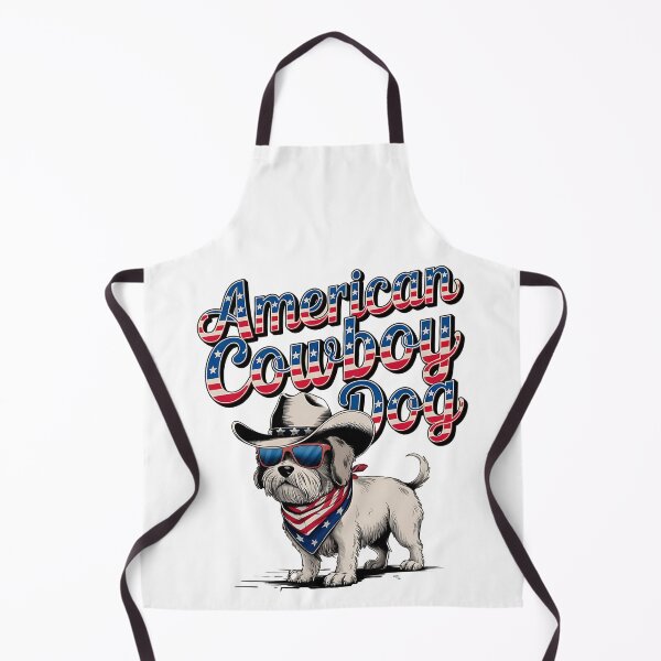 Item preview, American cowboy dog - Cowboy dog - Get the cowboy dog out - Think cowboy dog - Free cowboy dog - Run for the cowboy dog - Funky cowboy dog designed and sold by JansenGS.