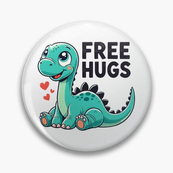 Item preview, Apatosaurus Dino Baby Free Hugs Gift designed and sold by Pineapple-Tree.