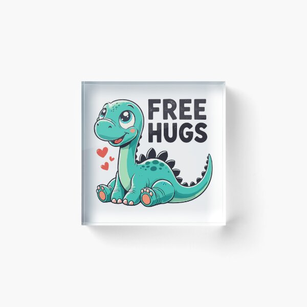 Item preview, Apatosaurus Dino Baby Free Hugs Gift designed and sold by Pineapple-Tree.