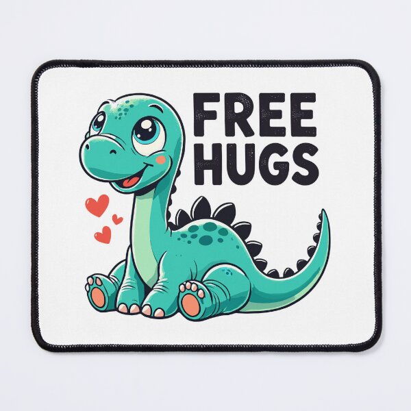 Item preview, Apatosaurus Dino Baby Free Hugs Gift designed and sold by Pineapple-Tree.