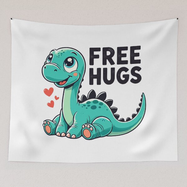 Item preview, Apatosaurus Dino Baby Free Hugs Gift designed and sold by Pineapple-Tree.