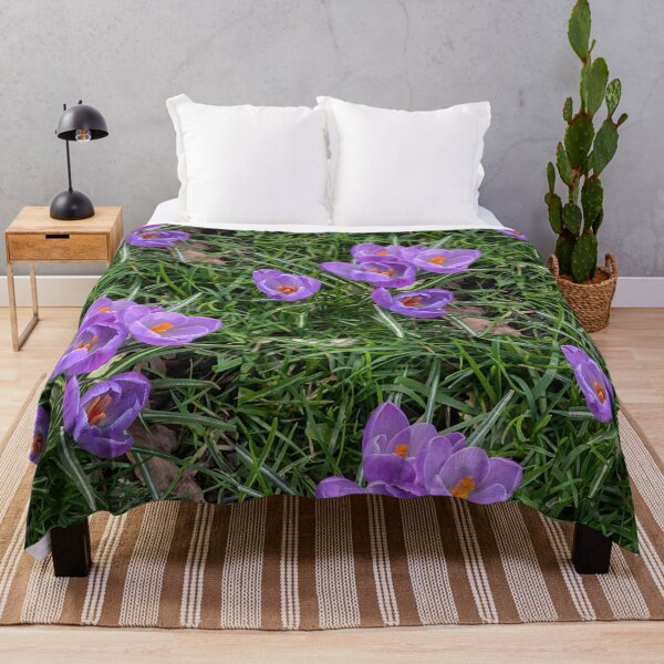 Item preview, Purple crocuses  photography designed and sold by Coolparrotgirl.