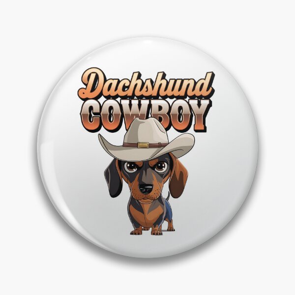 Item preview, Dachshund cowboy - Live cowboy dog - Cowboy dog the original - Long life cowboy dog - Cowboy dog only - Red hot cowboy dog designed and sold by JansenGS.