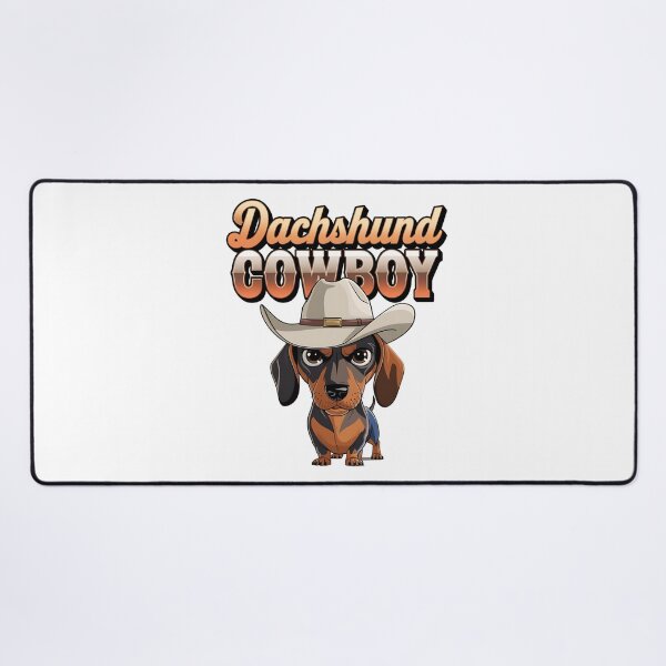 Item preview, Dachshund cowboy - Live cowboy dog - Cowboy dog the original - Long life cowboy dog - Cowboy dog only - Red hot cowboy dog designed and sold by JansenGS.