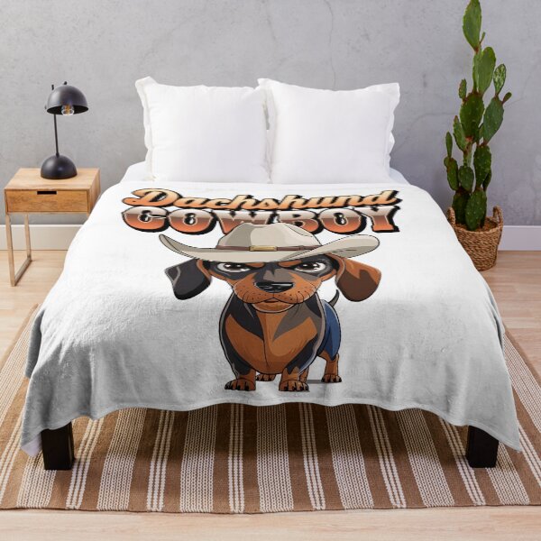 Item preview, Dachshund cowboy - Live cowboy dog - Cowboy dog the original - Long life cowboy dog - Cowboy dog only - Red hot cowboy dog designed and sold by JansenGS.