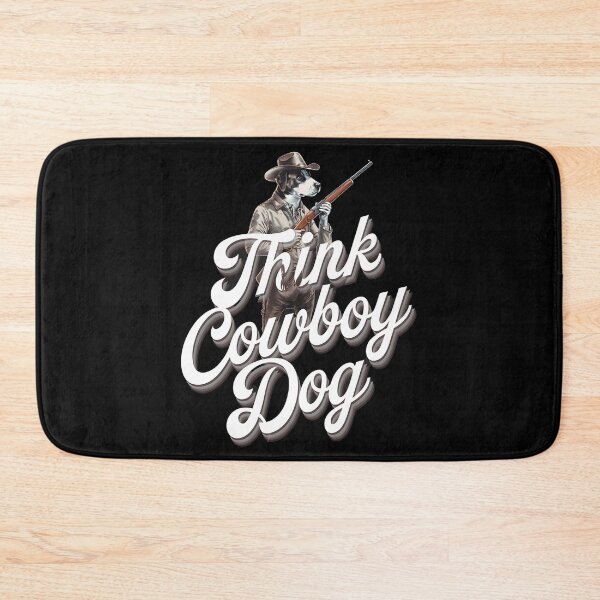 Item preview, Think cowboy dog - Cowboy dog - Get the cowboy dog out - Think cowboy dog - Free cowboy dog - Run for the cowboy dog - Funky cowboy dog designed and sold by JansenGS.