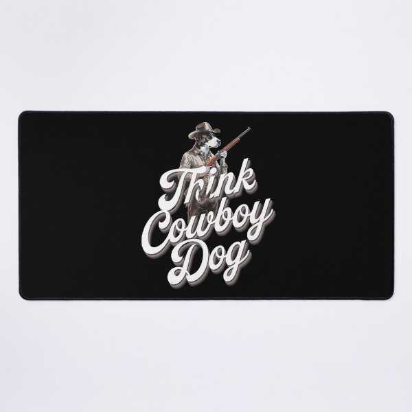 Item preview, Think cowboy dog - Cowboy dog - Get the cowboy dog out - Think cowboy dog - Free cowboy dog - Run for the cowboy dog - Funky cowboy dog designed and sold by JansenGS.