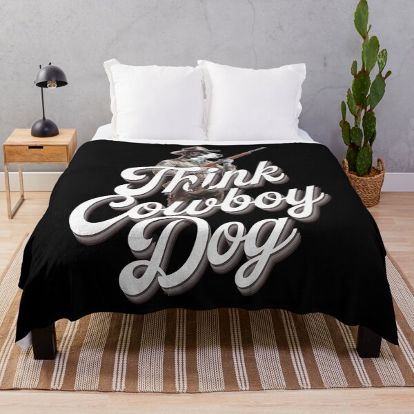 Item preview, Think cowboy dog - Cowboy dog - Get the cowboy dog out - Think cowboy dog - Free cowboy dog - Run for the cowboy dog - Funky cowboy dog designed and sold by JansenGS.