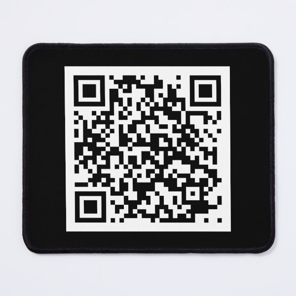 Aperçu de l'œuvre Code QR Rickroll, Code QR Rickroll créée et vendue par rachimariposa.