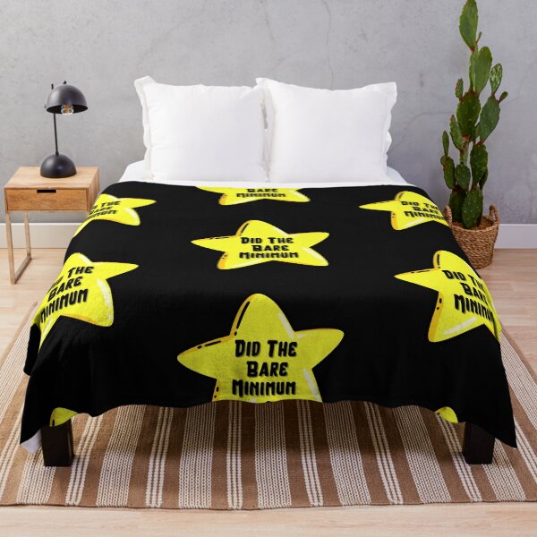 Item preview, Funny Bare Minimum Star - Sarcastic Motivational Sticker designed and sold by Psycho-Crazy.