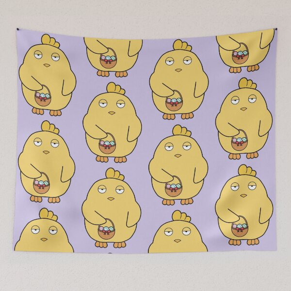 Item preview, Lazy Chick’s Egg Basket (Chub-Chub) designed and sold by The Bored Chick by trep.
