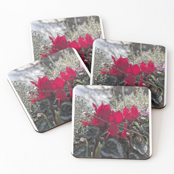 Item preview, Red flower wildflowers  photography designed and sold by Coolparrotgirl.
