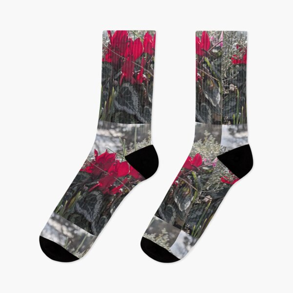 Item preview, Red flower wildflowers  photography designed and sold by Coolparrotgirl.