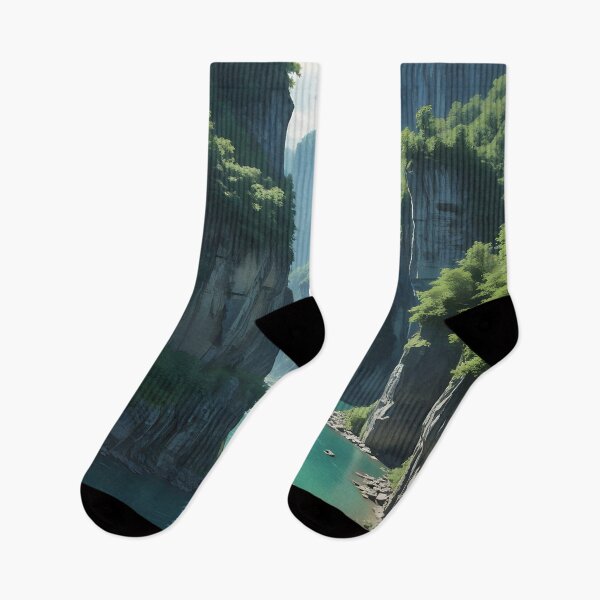 Item preview, Aare Gorge, Switzerland: Dramatic Limestone Cliffs and Turquoise Waters designed and sold by LSVart.