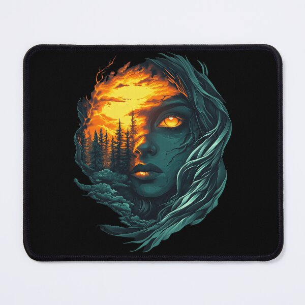 Item preview, Enigmatic Eclipse – Dark Fantasy Gothic Art  designed and sold by ArtVibeCo.