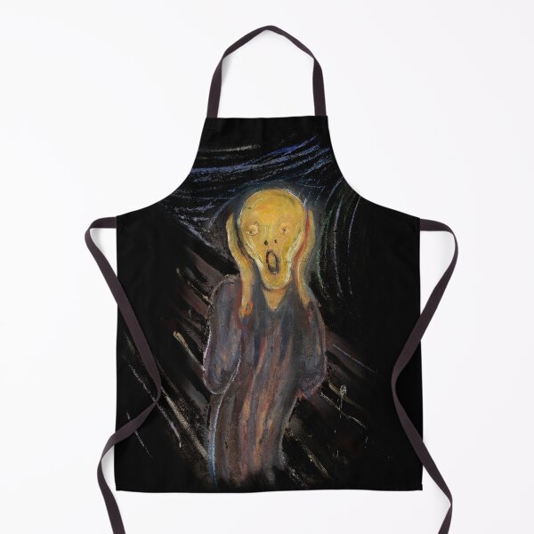 Item preview, The Scream by Edvard Munch, an iconic expressionist painting, depicts a figure with a haunting, open-mouthed expression against a swirling fear designed and sold by mirrorimages.
