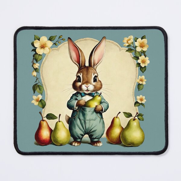 Item preview, Easter Rabbit and Pears | Gift for Easter Season designed and sold by UnhingedBird.