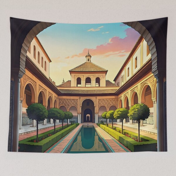 Item preview, Alcázar of Seville: Sunset Moorish Splendor designed and sold by LSVart.
