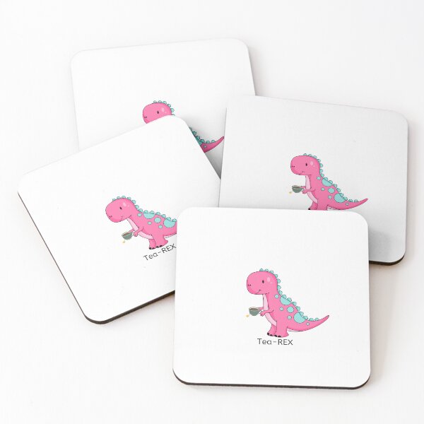Item preview, Tea-rex illustration  designed and sold by ArtsPositive.