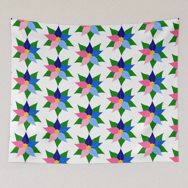 Item preview, Poinsettia Pride Flag Omnisexual designed and sold by HarveyHandcraftsandDesigns.