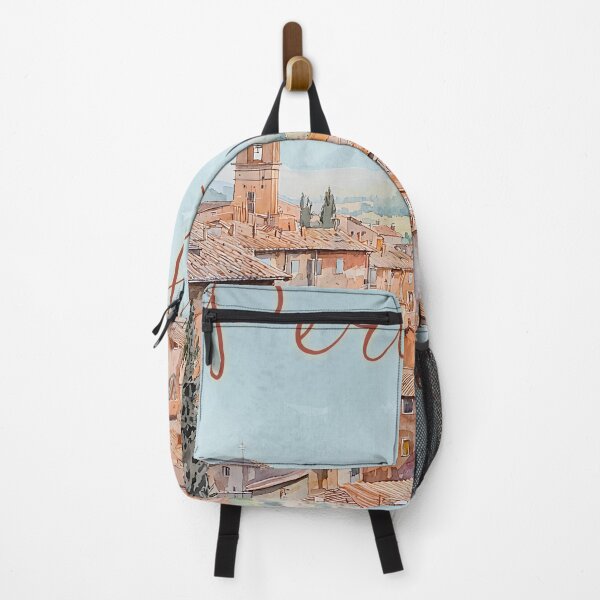 Item preview, Perugia Italy Historic Townscape Watercolor Print designed and sold by TuncGK.