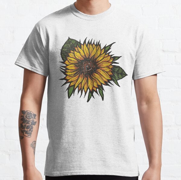 Vista previa del artículo con la obra «bosquejo de girasol», diseñado y vendido por CorpinCreates.