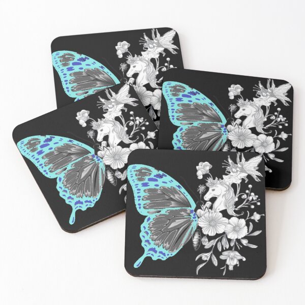 Item preview, Butterfly with Floral and Fantasy Elements designed and sold by designt1shirts.