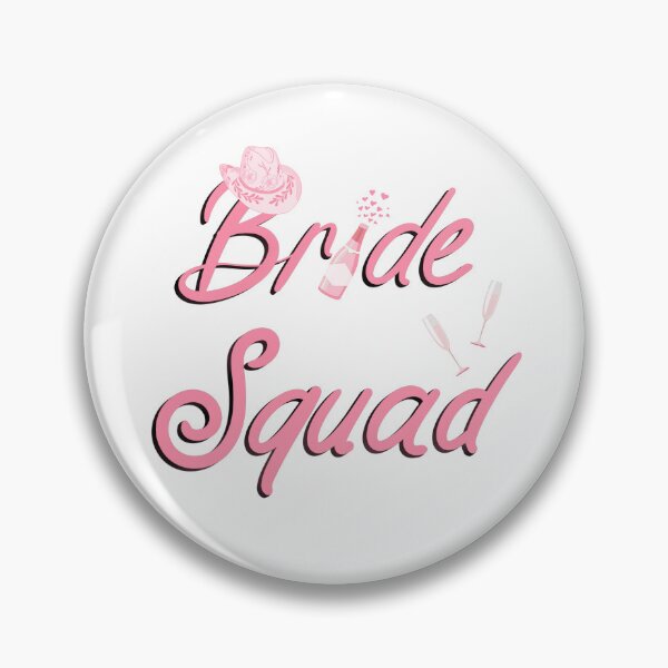 Item preview, Pink Cowboy Hat Champagne Bride Squad designed and sold by daphsam.