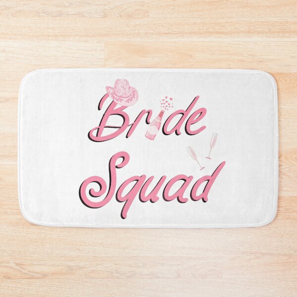 Item preview, Pink Cowboy Hat Champagne Bride Squad designed and sold by daphsam.
