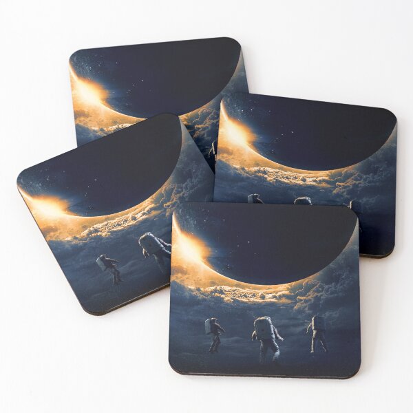 Item preview, Moonfall – Apocalyptic Sci-Fi Art | Minimalist Movie Poster   designed and sold by traxim.