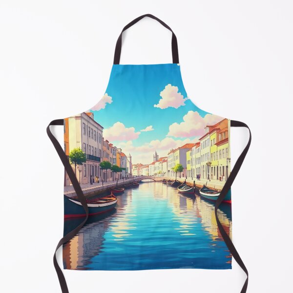 Item preview, Aveiro, Portugal: Moliceiro Boats on Pastel Canals designed and sold by LSVart.