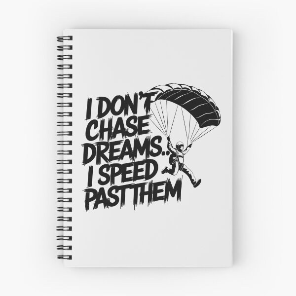 Item preview, Parachute - I don’t chase dreams… I speed past them designed and sold by 123ks.