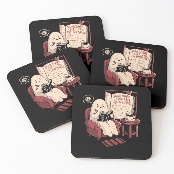 Item preview, Feeling Invisible Ironic Dark Humor Ghost  designed and sold by EduEly.