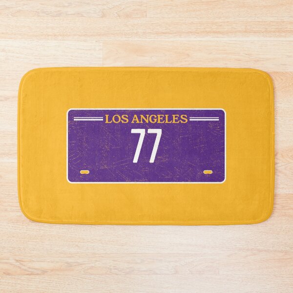 Item preview, Los Angeles Luka doncic License Plate Frame #77 Basketball Shirt Basketball Sticker Purple and Gold designed and sold by LAKERSIN5.