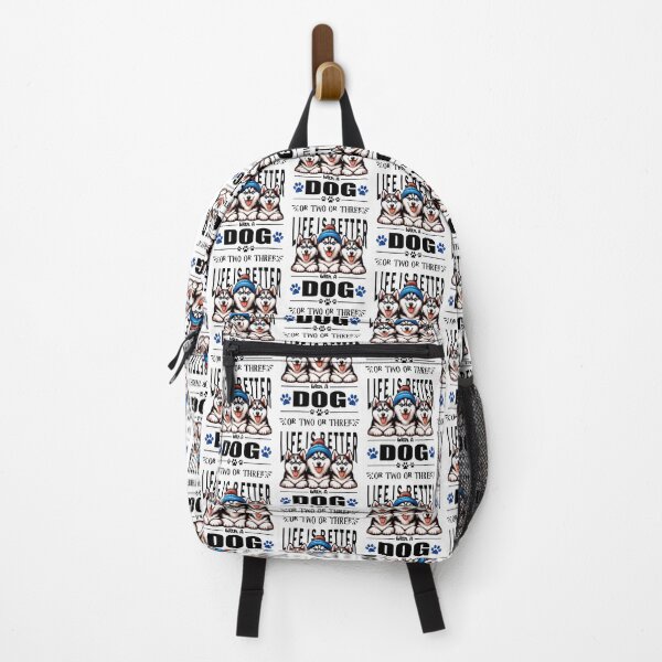 Item preview, Life Is Better With A Dog Or Two Or Three Husky Dog Lover designed and sold by Creat-Des.