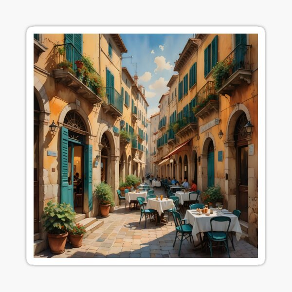 Item preview, Bari Old Town, Puglia: Sunset Charm designed and sold by LSV-Art.