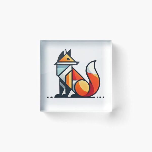 Item preview, Cool Geometric Fox designed and sold by pUNKnown.