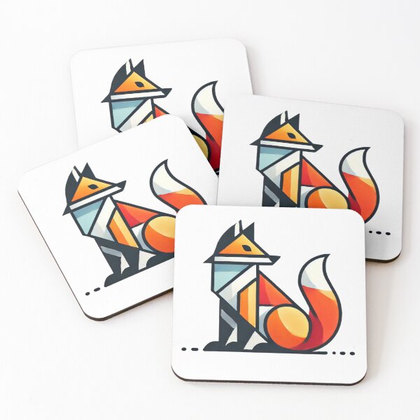 Item preview, Cool Geometric Fox designed and sold by pUNKnown.