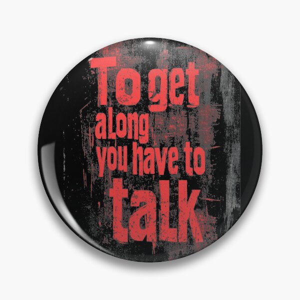 Item preview, Grunge typography talk to get along designed and sold by JanChryzostom.