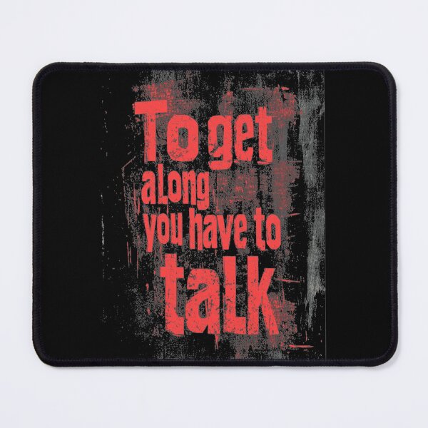 Item preview, Grunge typography talk to get along designed and sold by JanChryzostom.