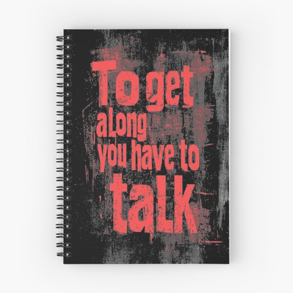 Item preview, Grunge typography talk to get along designed and sold by JanChryzostom.