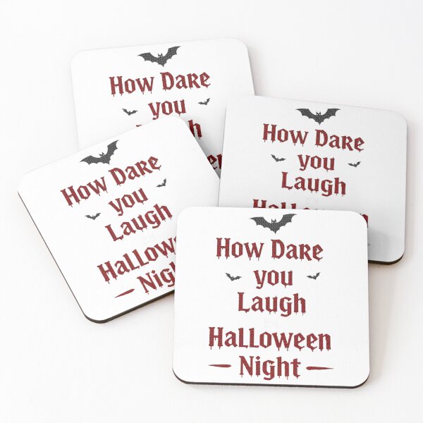 Item preview, How Dare You Laugh on Halloween Night | Spooky and Playful designed and sold by Tw1nsAIArt.