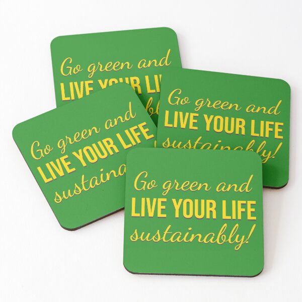 Item preview, Go Green and Live Your Life Sustainably | Eco-Friendly Design designed and sold by MONTRIS.