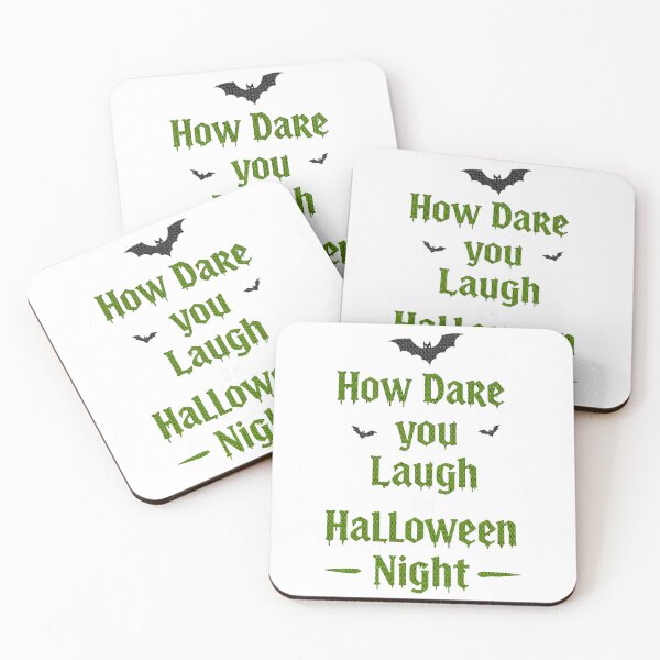 Item preview, How Dare You Laugh on Halloween Night | Spooky and Playful designed and sold by Tw1nsAIArt.